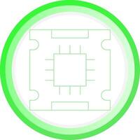 Processor Creative Icon Design vector