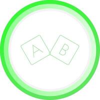 Abc Block Creative Icon Design vector