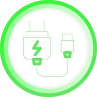 Charger Creative Icon Design vector