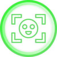 Face Detection Creative Icon Design vector