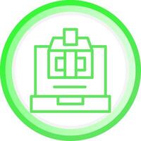 Online Voting Creative Icon Design vector