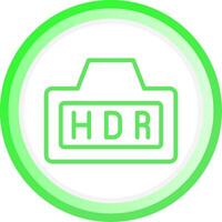 Hdr Creative Icon Design vector