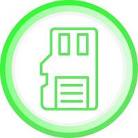 Sd Card Creative Icon Design vector