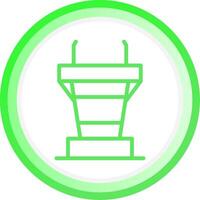 Podium Creative Icon Design vector