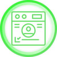 Personal Information Creative Icon Design vector