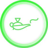 Magic Lamp Creative Icon Design vector