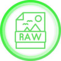 Raw Creative Icon Design vector
