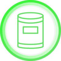 Dustbin Creative Icon Design vector