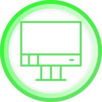 Television Creative Icon Design vector