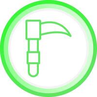 Line Green Circle Gradient Design vector