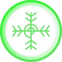 Snowflake Creative Icon Design vector