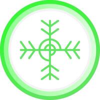 Snowflake Creative Icon Design vector