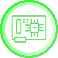 Circuit Board Creative Icon Design vector