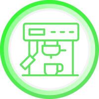 Coffee Machine Creative Icon Design vector