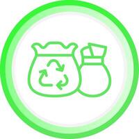 Garbage Creative Icon Design vector