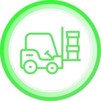 Forklift Creative Icon Design vector