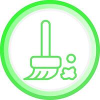 Broom Creative Icon Design vector