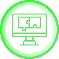 Puzzle Creative Icon Design vector