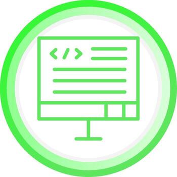 diseño de icono creativo de código vector