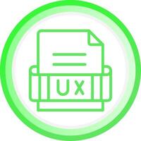 Ux Format Creative Icon Design vector