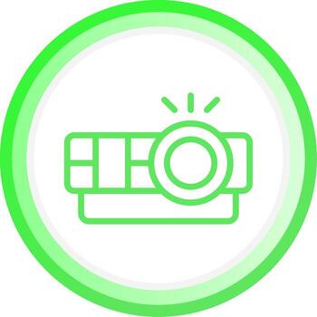 Projector Creative Icon Design vector
