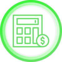 Accountant Creative Icon Design vector