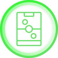 Line Green Circle Gradient Design vector
