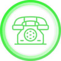 Telephone Creative Icon Design vector