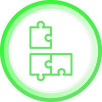 Puzzle Creative Icon Design vector