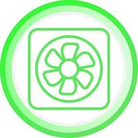 Fan Creative Icon Design vector