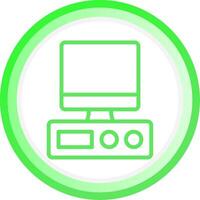 Computer Creative Icon Design vector