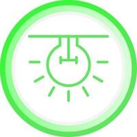 Light Bulb Creative Icon Design vector
