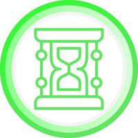 diseño de icono creativo de reloj de arena vector