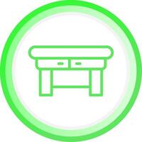 Line Green Circle Gradient Design vector