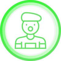 Mime Creative Icon Design vector