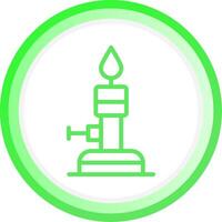 Bunsen Burner Creative Icon Design vector