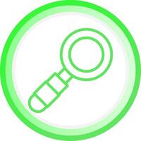 Magnifying Glass Creative Icon Design vector