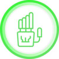 Robot Hand Creative Icon Design vector