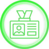 Id Card Creative Icon Design vector