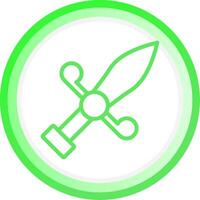 Dagger Creative Icon Design vector