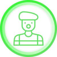 Mime Creative Icon Design vector