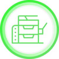 Copy Machine Creative Icon Design vector