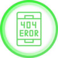 Error Creative Icon Design vector