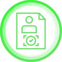 Approval Creative Icon Design vector