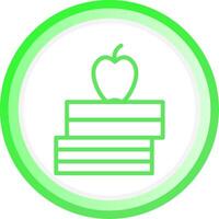 Stack Of Books Creative Icon Design vector