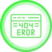 Diseño de icono creativo de error 404 vector