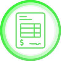 Line Green Circle Gradient Design vector