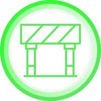 Barrier Creative Icon Design vector