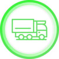 Cargo Truck Creative Icon Design vector