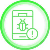 Bug Creative Icon Design vector